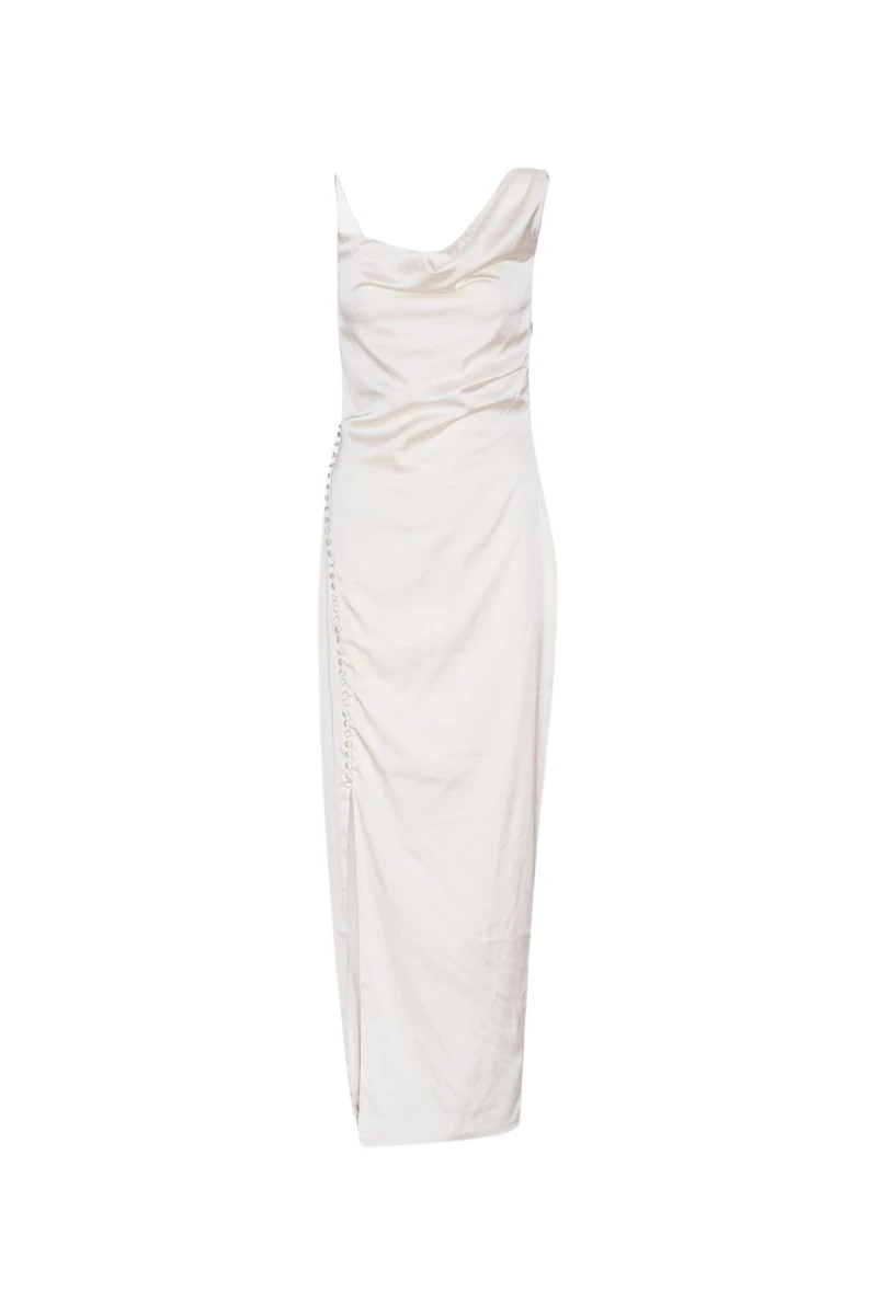 Rotate-Birger-Christensen-Satin-Draped-Dress-White25136_nobg Rotate White Dresses luxury Clothing from Luxury Handbags Marketplace