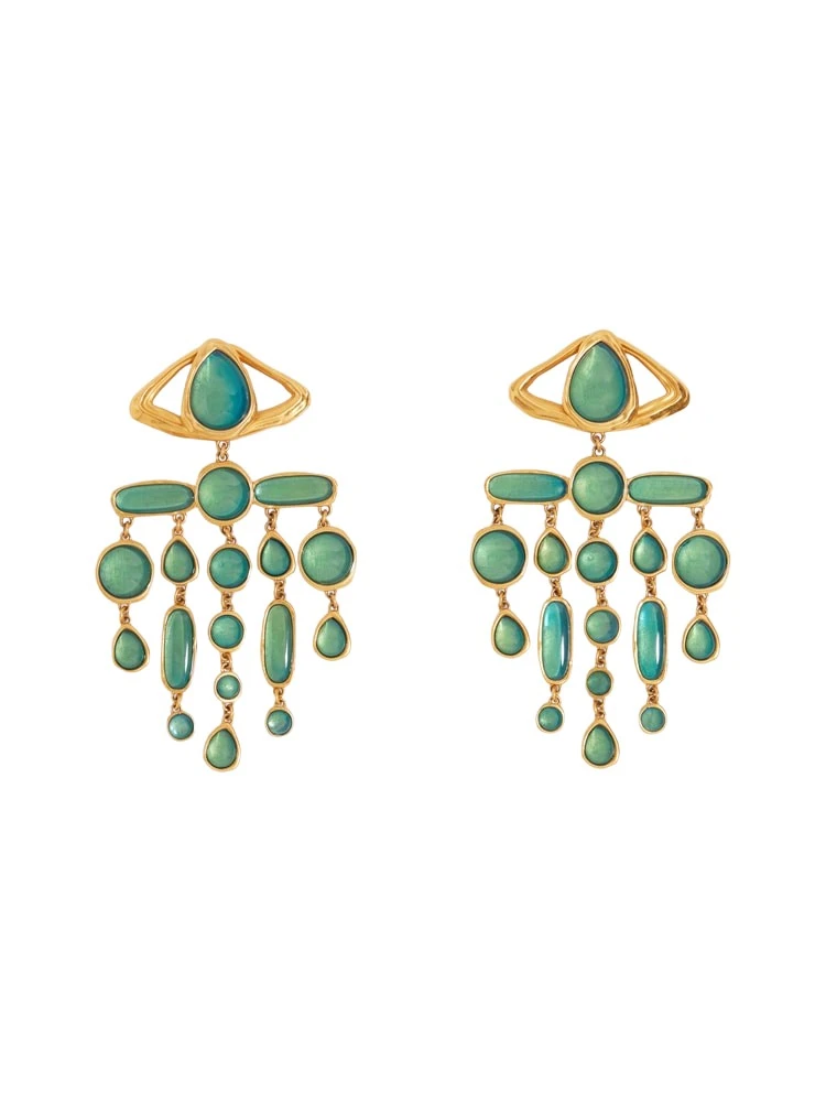 Schiaparelli-Cabochon-Eye-Earrings92131_nobg Schiaparelli Earrings luxury Earrings from Luxury Handbags Marketplace