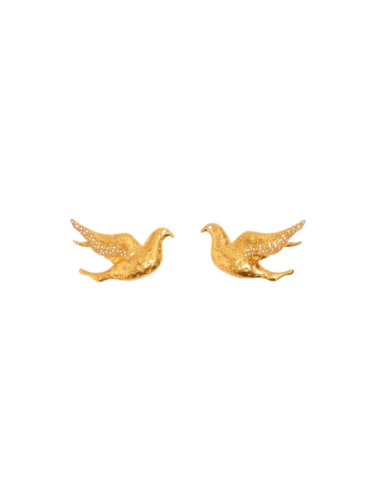 Schiaparelli-Dove-Earrings66877_nobg Schiaparelli Earrings luxury Earrings from Luxury Handbags Marketplace