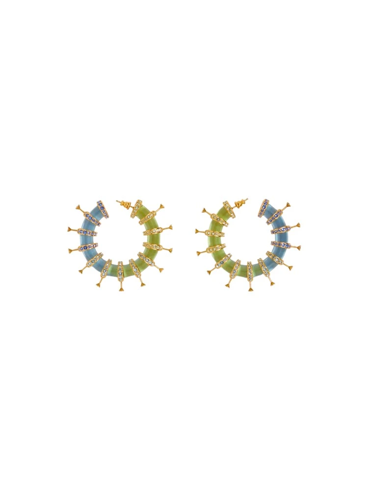Schiaparelli-Gradient-Hoop-Earrings34680_nobg Schiaparelli Earrings luxury Earrings from Luxury Handbags Marketplace