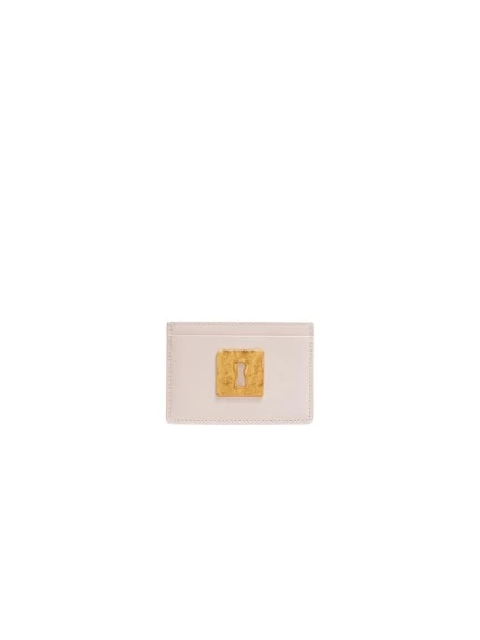 Schiaparelli-Keyhole-Card-Holder93476_nobg Schiaparelli Keyhole Card Holder luxury Accessories from Luxury Handbags Marketplace