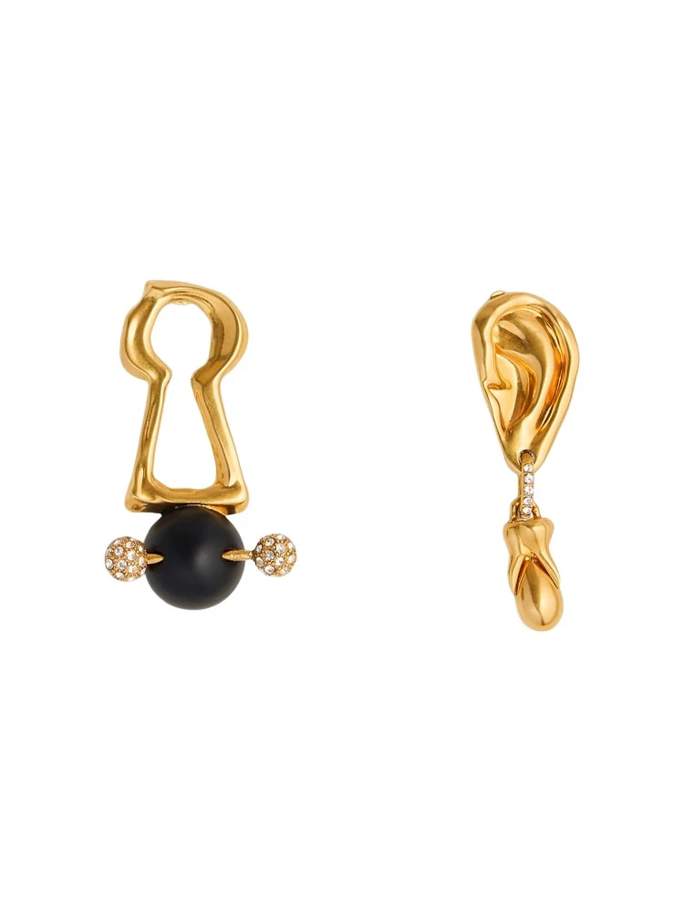 Schiaparelli-Keyhole-Earrings59877_nobg Schiaparelli Earrings luxury Earrings from Luxury Handbags Marketplace