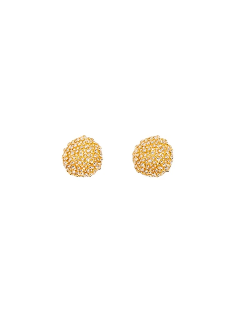 Schiaparelli-Rhinestone-Ball-Earrings52903_nobg Schiaparelli Earrings luxury Earrings from Luxury Handbags Marketplace