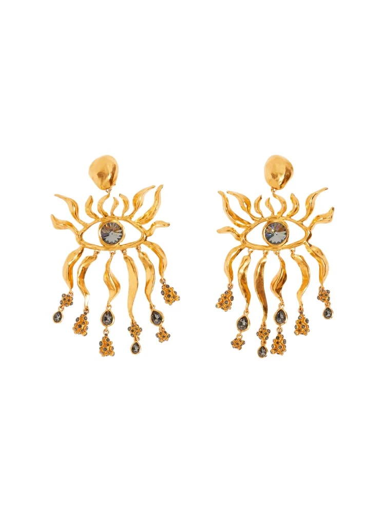 Schiaparelli-Rhinestone-Eye-Earrings25453_nobg Schiaparelli Earrings luxury Earrings from Luxury Handbags Marketplace