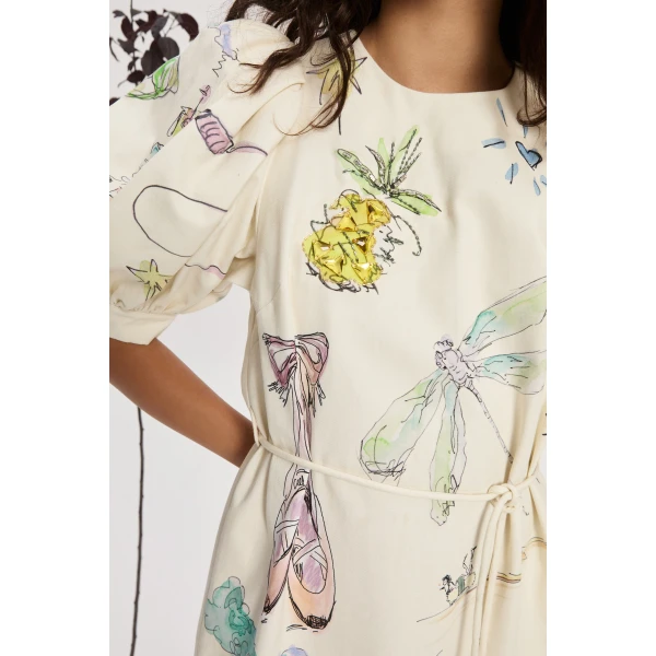 Alemais Court Midi Dress