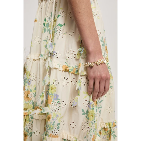 Alemais Juliette Tiered Midi Dress