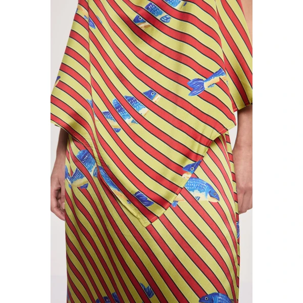 Alemais Lorenza Silk Skirt