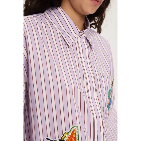 Alemais Lucky Pace Embellished Shirt