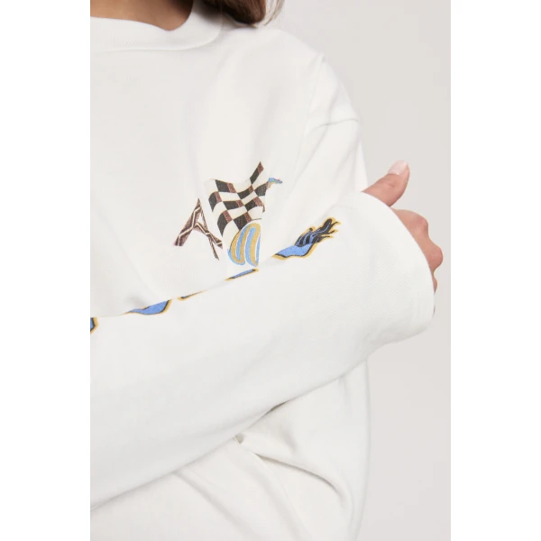 Alemais Lucky Pace Long Sleeve Logo Tee
