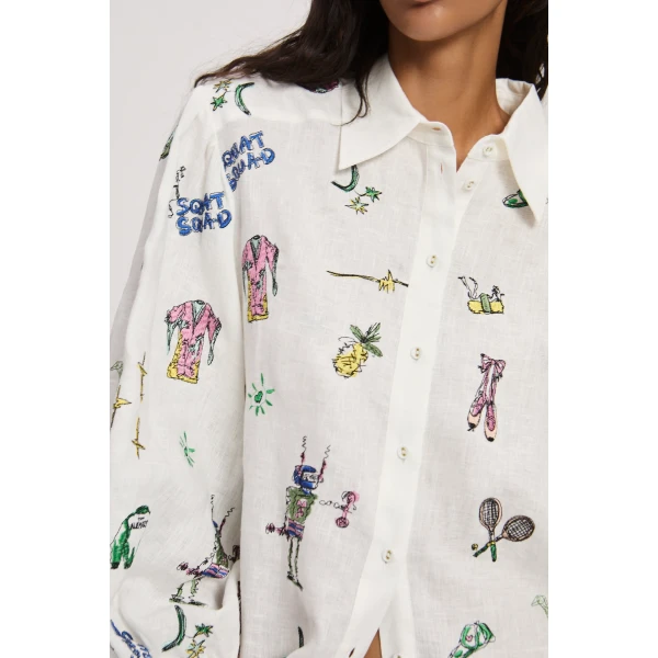Alemais Play Embroidered Shirt
