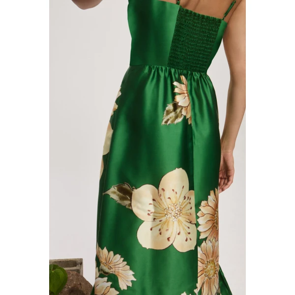 Alemais Sage Midi Dress