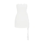 David Koma Asymmetric Lace Top Mini Dress