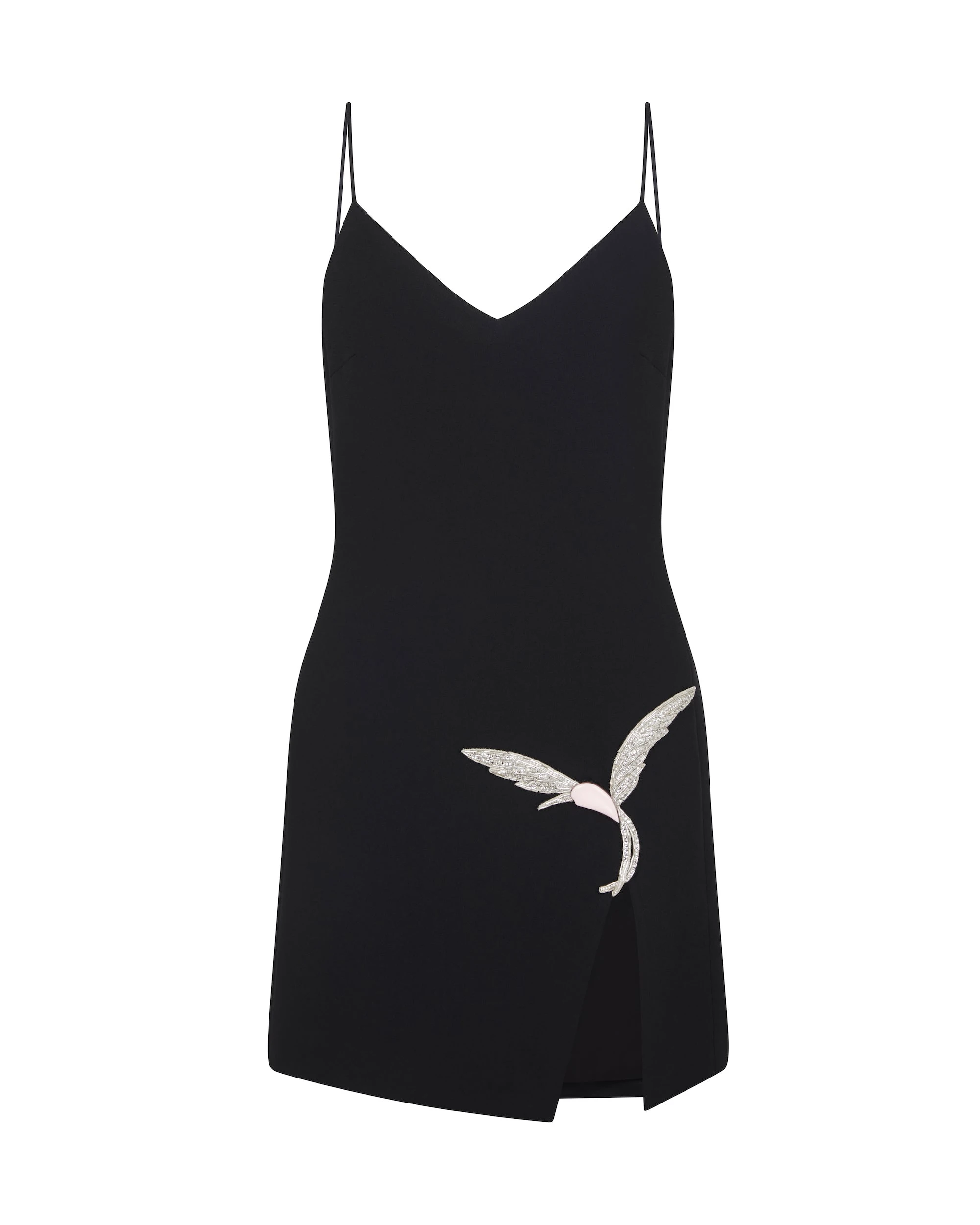 David Koma Crystal Hummingbird Mini Cami Dress David Koma Crystal Hummingbird Mini Cami Dress