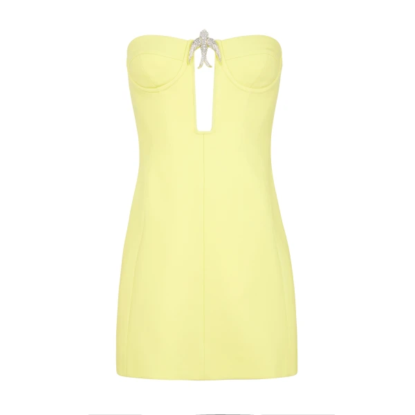David Koma Crystal Swallow Mini Dress