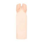 David Koma Drape Off The Shoulder Midi Dress