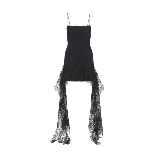 David Koma Lace Hem Mini Dress