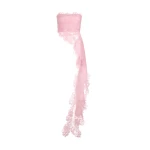 David Koma Lace Top With Side Train