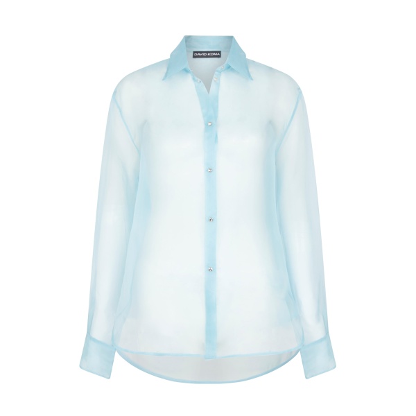 David Koma Organza Overshirt