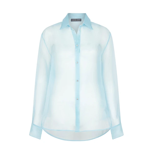 David Koma Organza Overshirt
