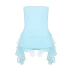 David Koma Playsuit With Lace Skirt