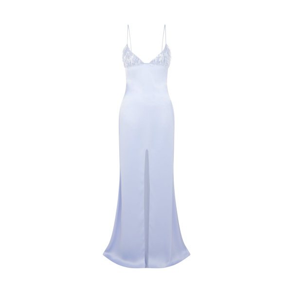 David Koma Triangle Bra Embroidery Gown