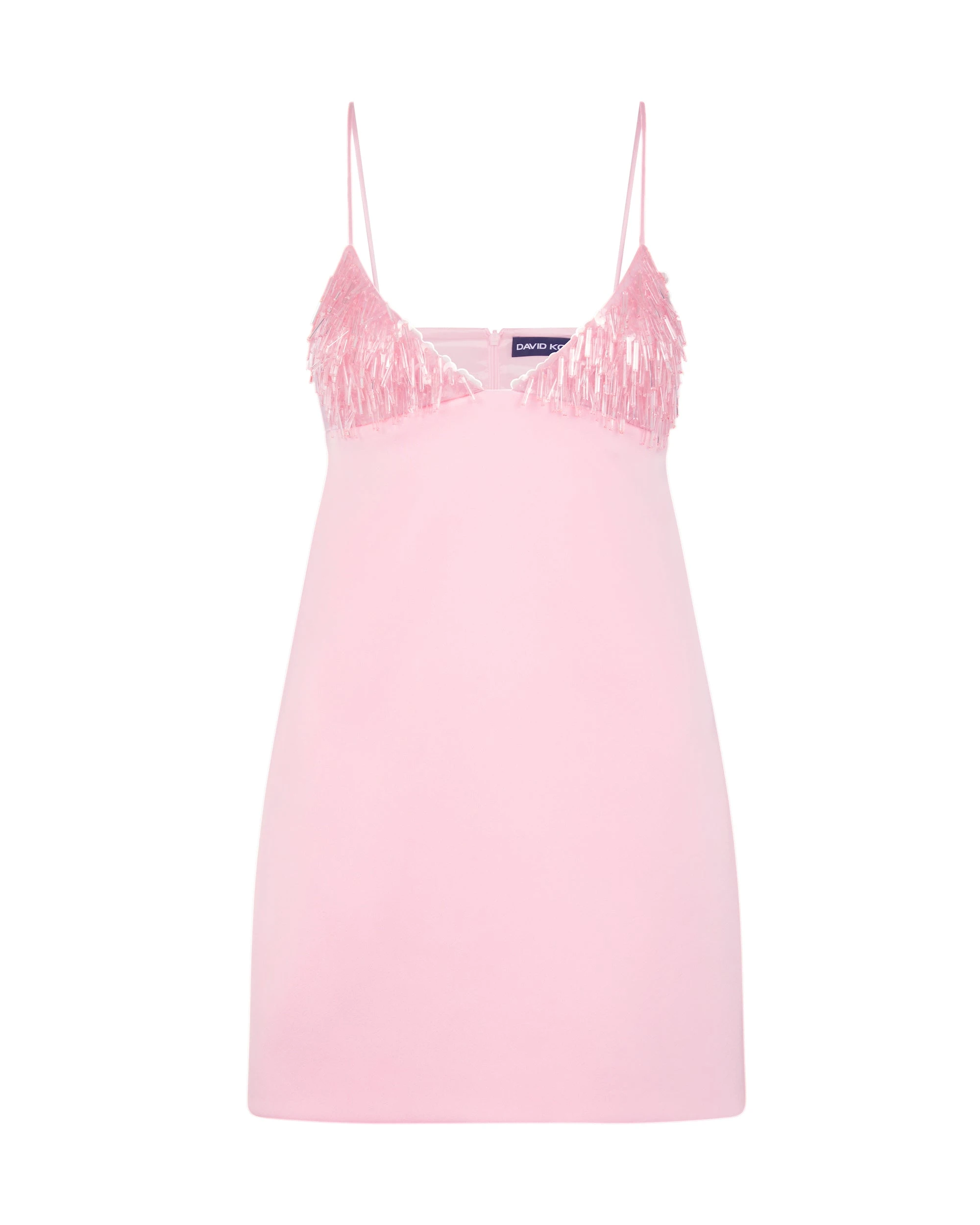 David Koma Triangle Bra Embroidery Mini Dress David Koma Triangle Bra Embroidery Mini Dress