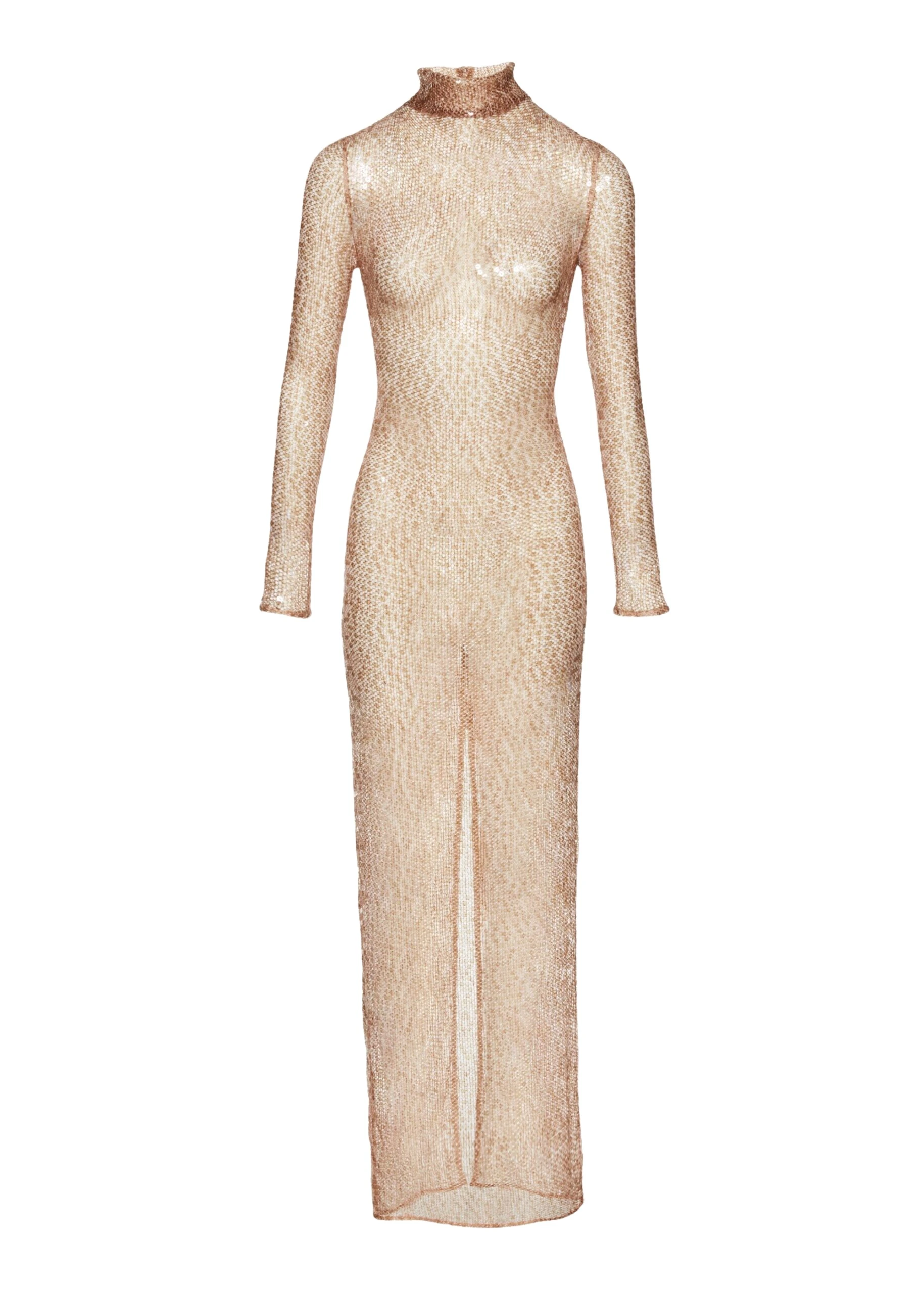 Magda-Butrym-Crochet-sequin-high-neck-maxi-dress-in-beige-scaled32613_nobg Magda Butrym Beige Dresses luxury Clothing from Luxury Handbags Marketplace