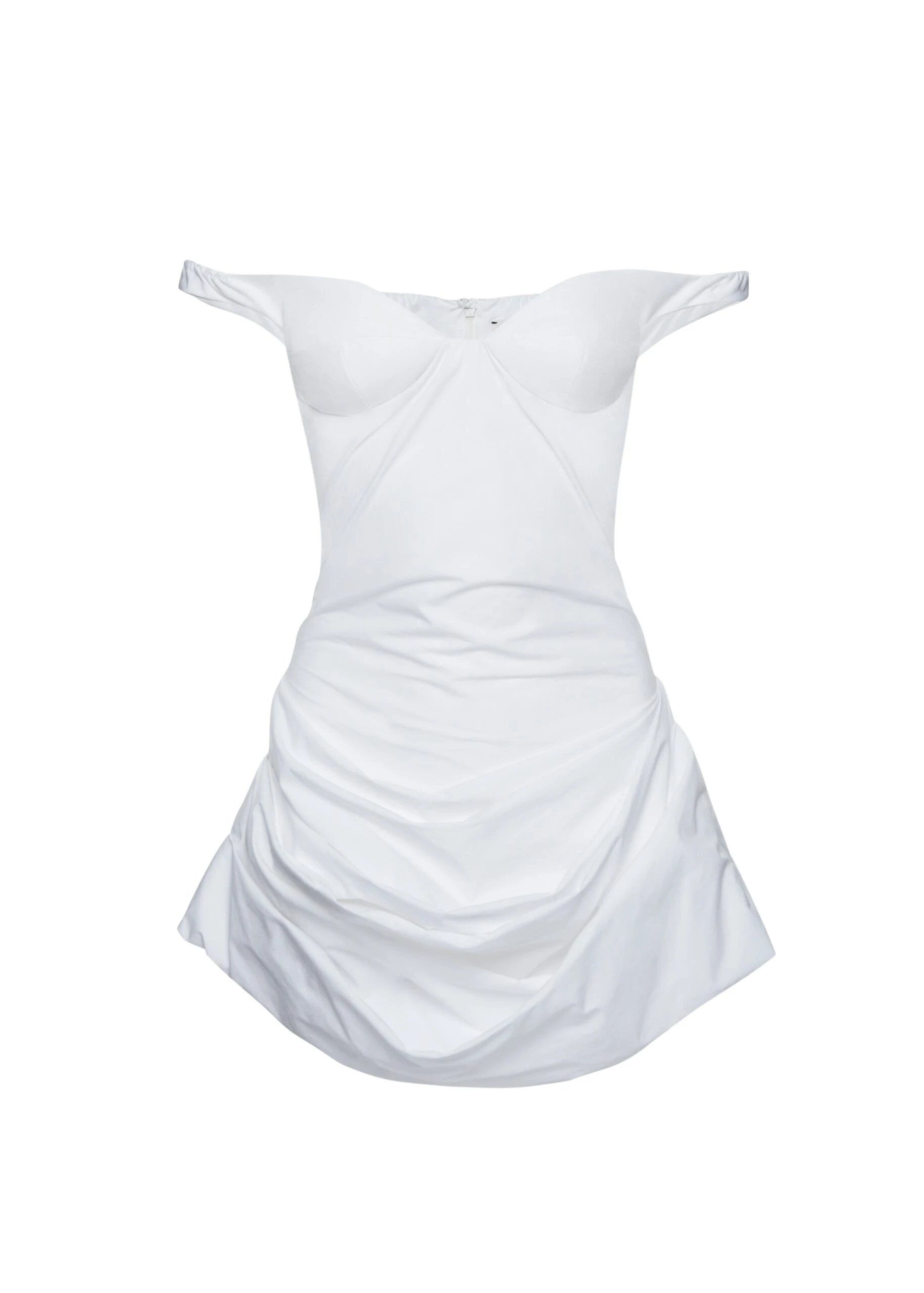Magda-Butrym-Off-shoulder-draped-cotton-mini-dress-in-white-scaled15211_nobg Magda Butrym White Dresses luxury Clothing from Luxury Handbags Marketplace
