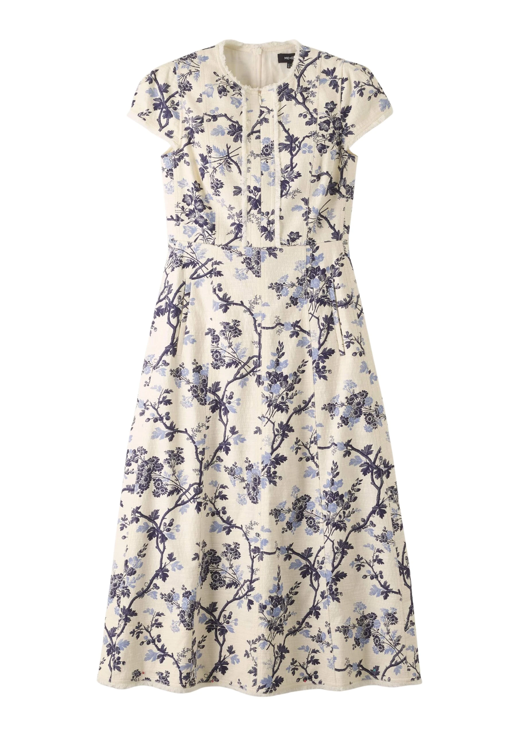 Me-and-Em-Cotton-Modern-Botanical-Print-Midi-Dress-Textured-Cotton-Blend-scaled75900_nobg Me and Em Dresses luxury Clothing from Luxury Handbags Marketplace