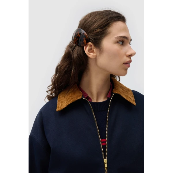 Contrast Collar Bomber