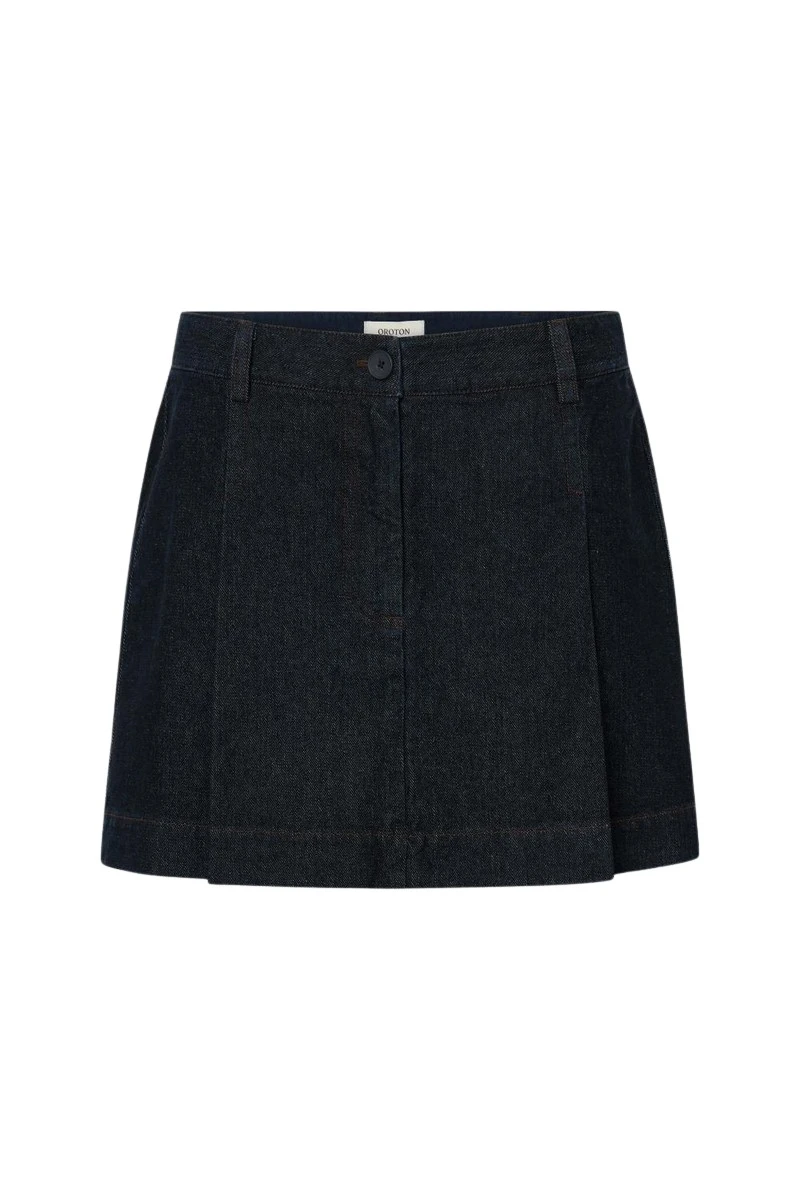 Oroton-Denim-Pleat-Skirt76000_nobg Oroton Skirts luxury Clothing from Luxury Handbags Marketplace