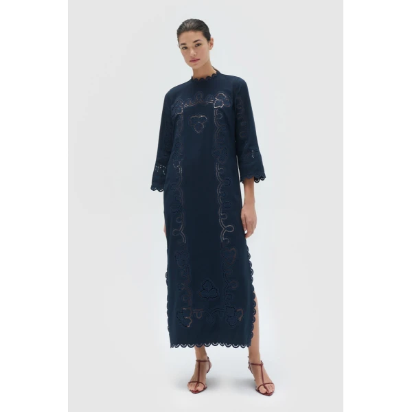 Fluid Cutwork Dress