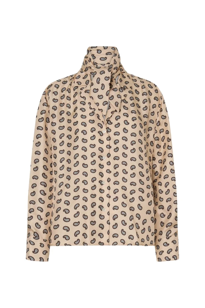 Oroton-Foulard-Print-Blouse72261_nobg Oroton Tops luxury Clothing from Luxury Handbags Marketplace