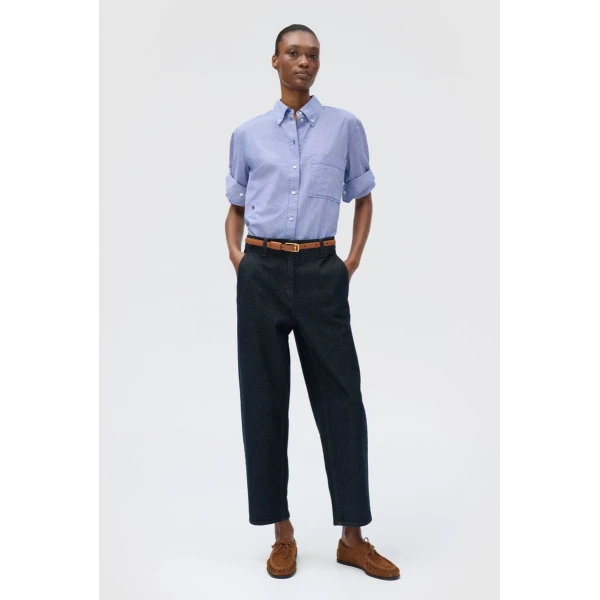 Micro Gingham Shirt