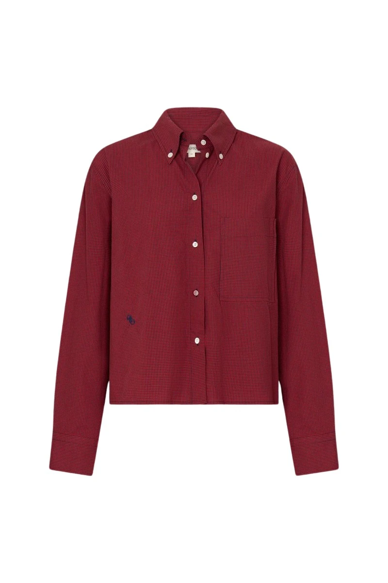 Oroton-Mini-Gingham-Shirt29256_nobg Oroton Tops luxury Clothing from Luxury Handbags Marketplace