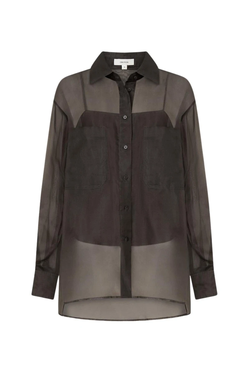 Oroton-Organdy-Overshirt37618_nobg Oroton Tops luxury Clothing from Luxury Handbags Marketplace