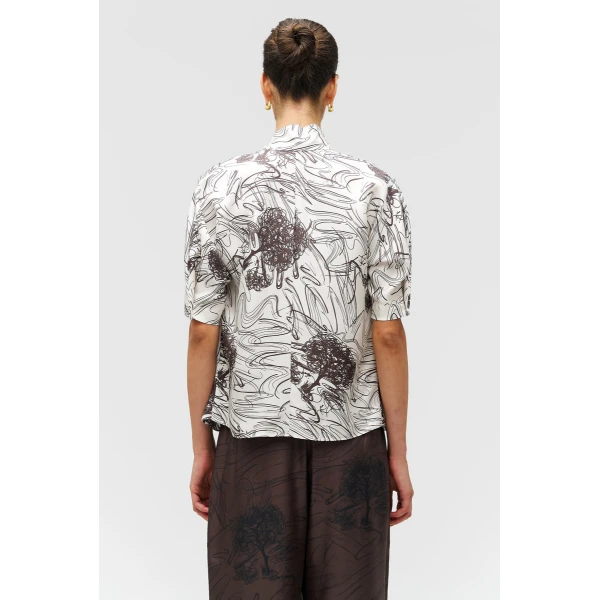 Scribble Tree Blouse