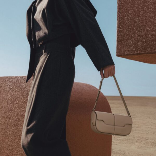 Polene Osmo Edition Smooth Taupe Bag, view 2