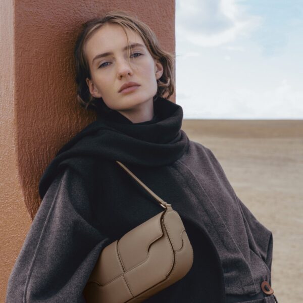 Polene Osmo Edition Smooth Taupe Bag, view 3