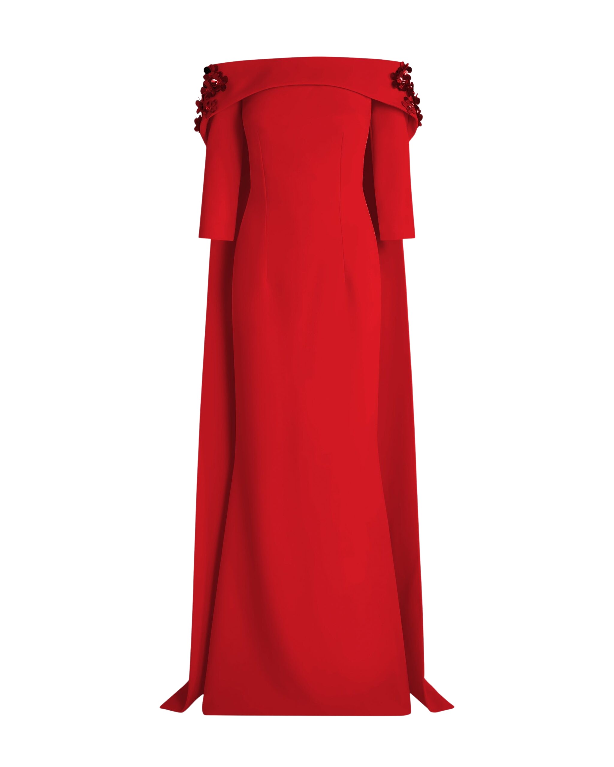 Safiyaa Bellara Cherry Red Harness With Soshin Dress
