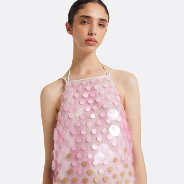 Safiyaa Chloe Multi-Pastels Midi Dress, view 4