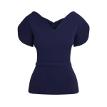 Safiyaa-Finty-Azurite-Blue-Top-scaled48269_nobg Safiyaa Tops luxury Clothing from Luxury Handbags Marketplace