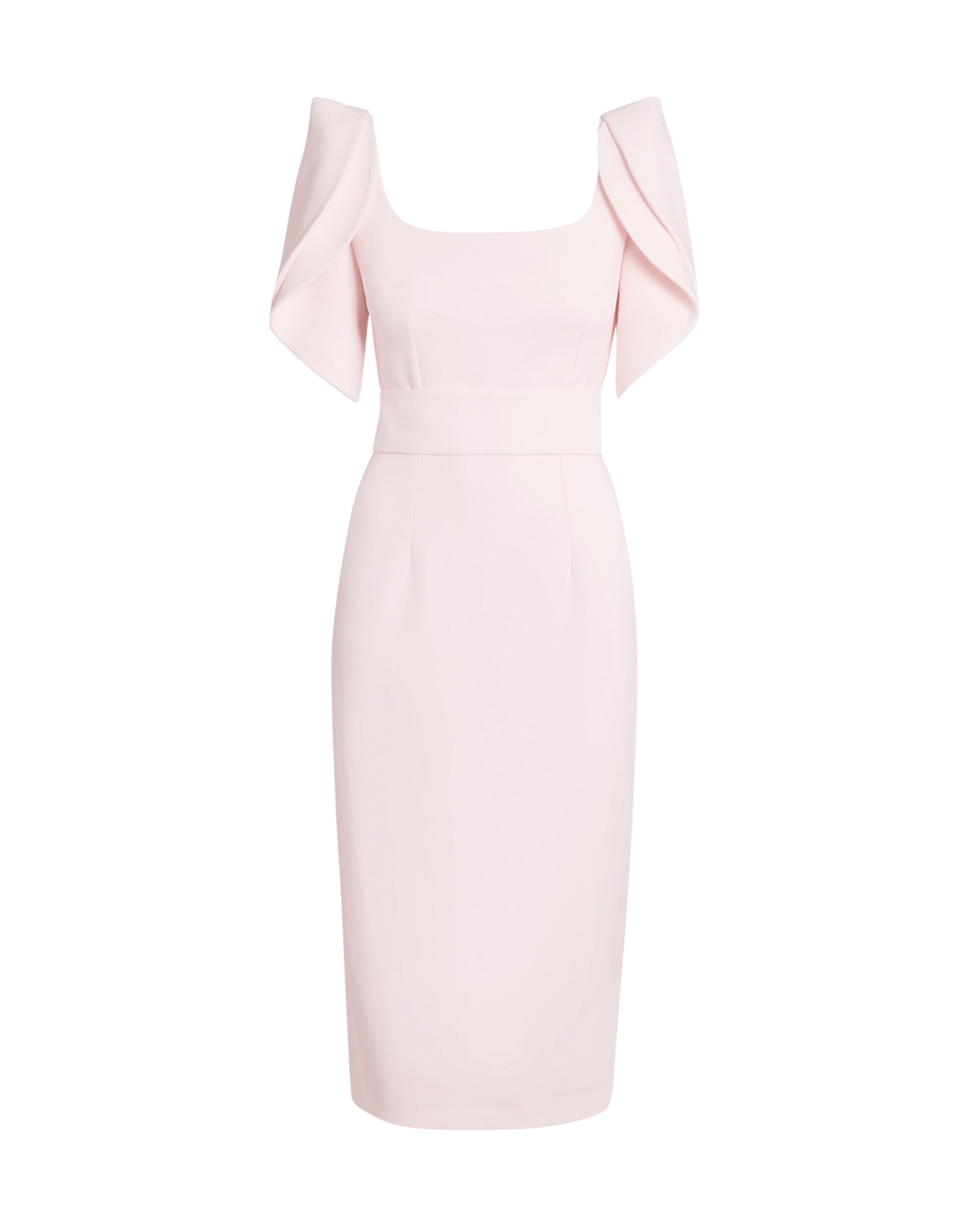 Safiyaa Joan Barely Pink Midi Dress