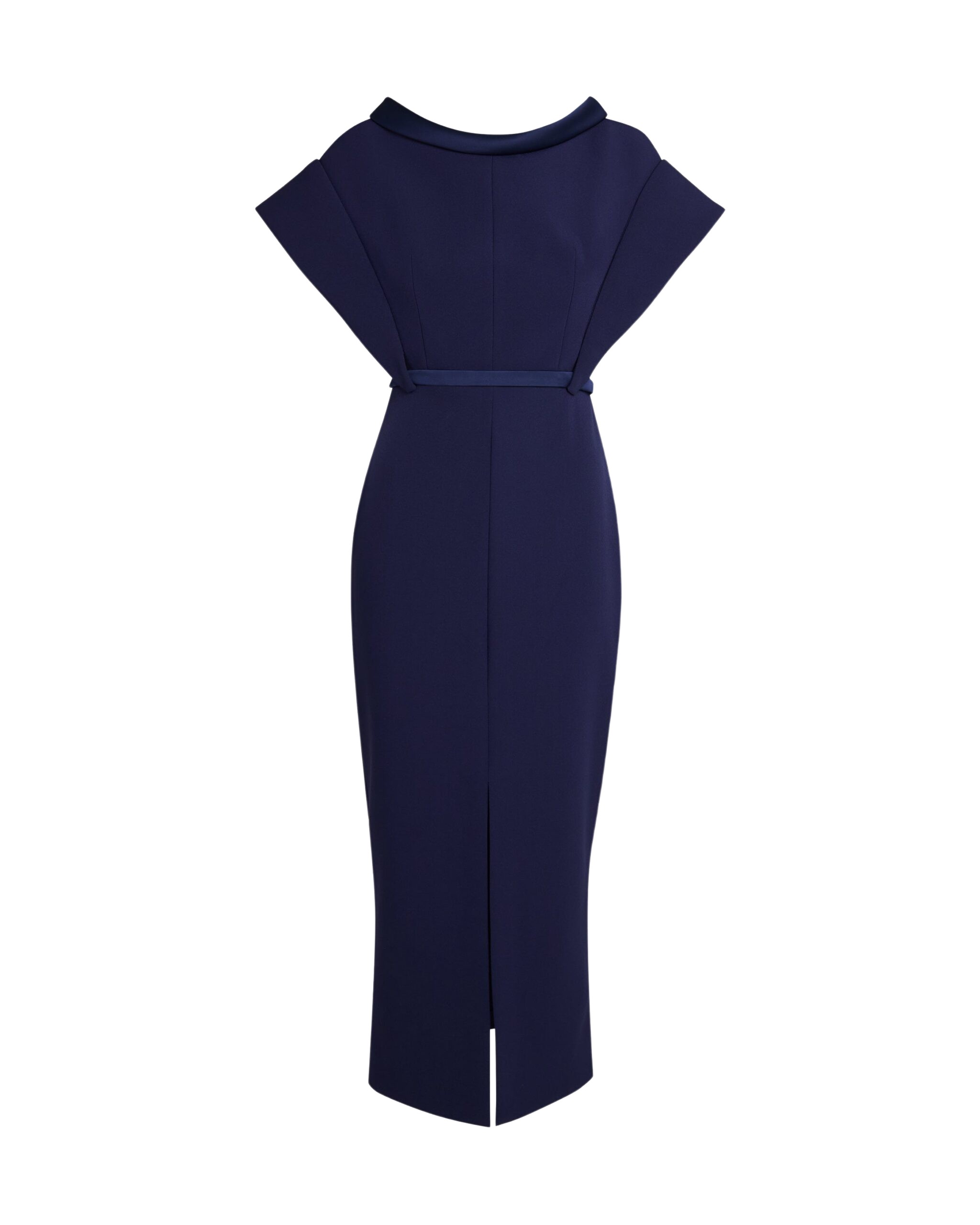 Safiyaa Meral Azurite Blue Midi Dress