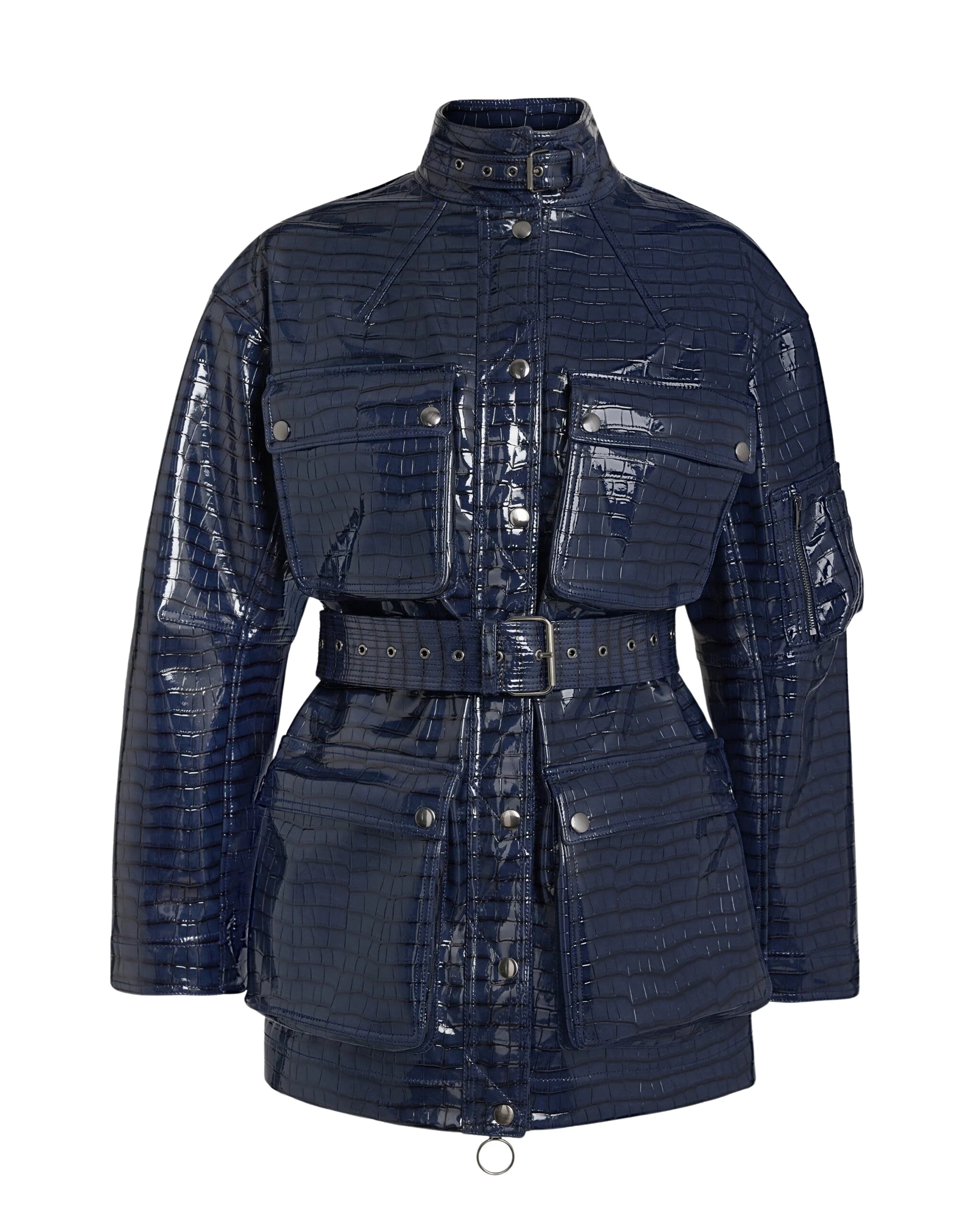 Safiyaa-Ninette-Navy-Jacket-scaled15264_nobg Safiyaa Jackets luxury Clothing from Luxury Handbags Marketplace