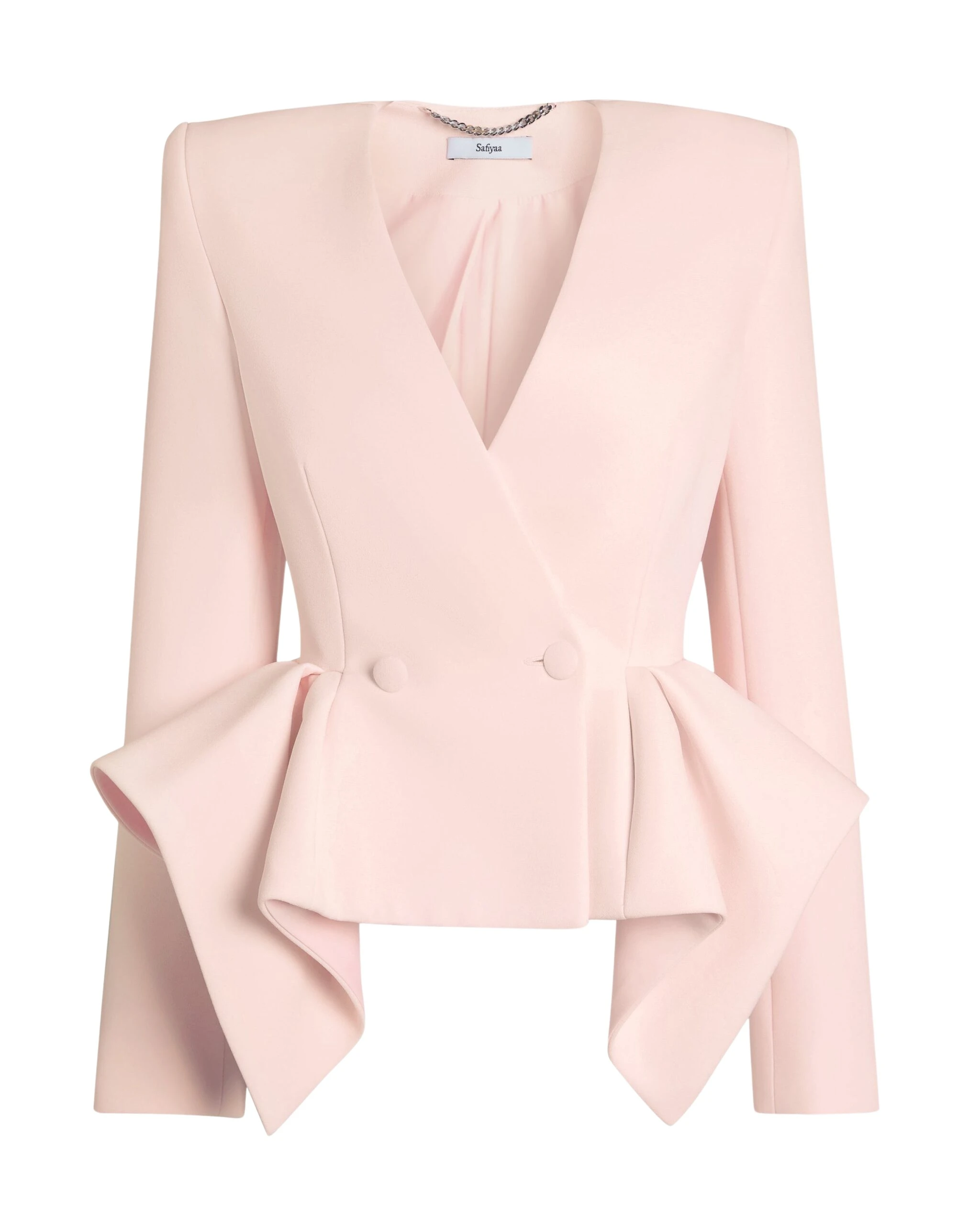 Safiyaa-Renna-Pale-Pink-Jacket-scaled87601_nobg Safiyaa Jackets luxury Clothing from Luxury Handbags Marketplace