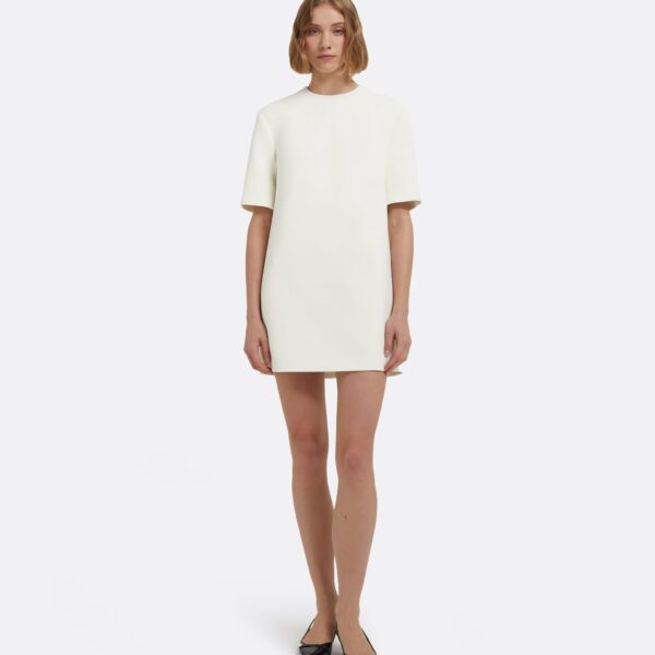 Safiyaa Ripley Short Dress in Ivory, view 2