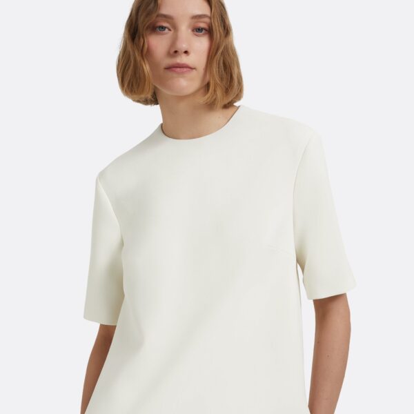Safiyaa Ripley Short Dress in Ivory, view 4