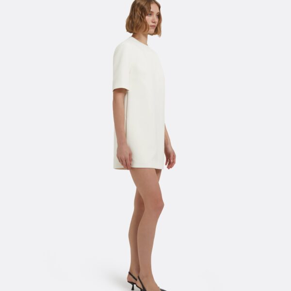 Safiyaa Ripley Short Dress in Ivory, view 5