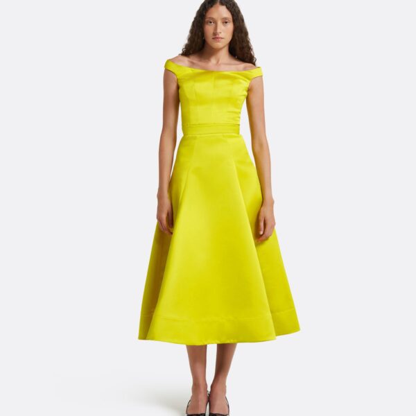 Safiyaa Sera Chartreuse Top, view 2